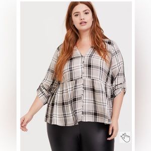 Torrid babydoll shirt